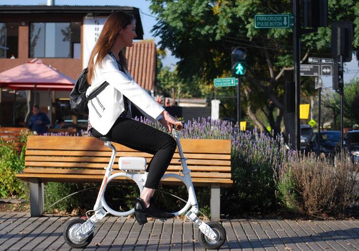  Вот эффективный способ справиться со стрессом — Airwheel E3 рюкзак e велосипед.